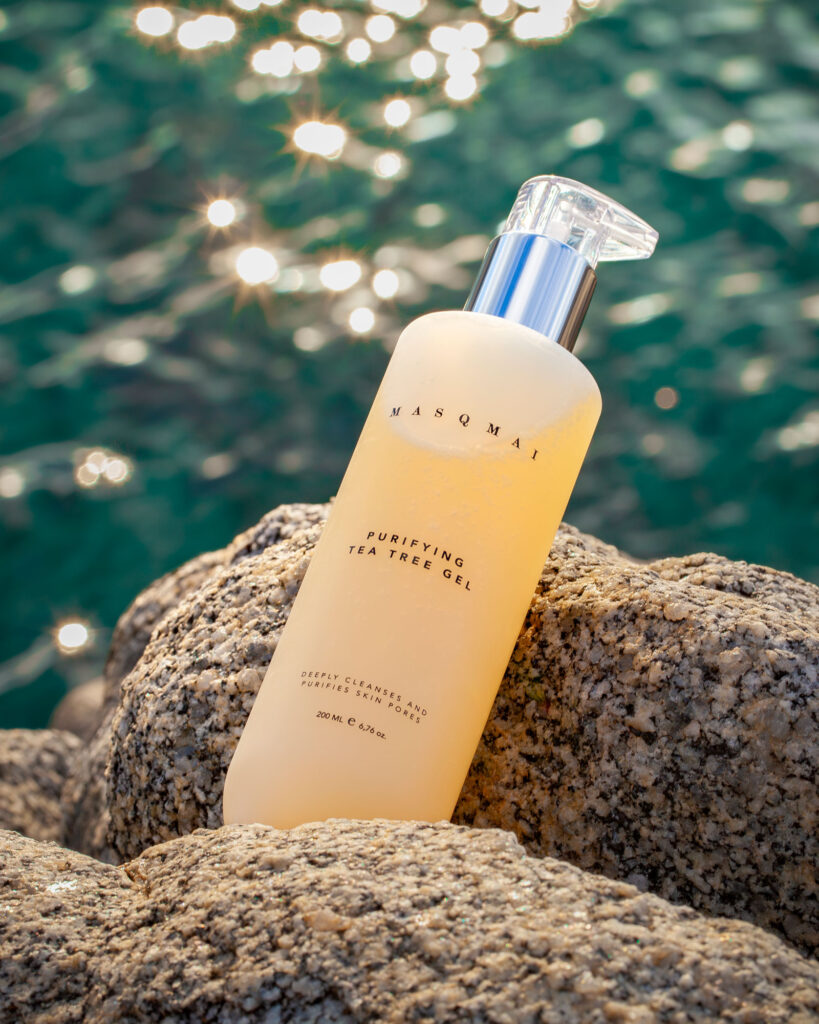 Fotografía de producto cosmética Masqmai por NUA Estudio