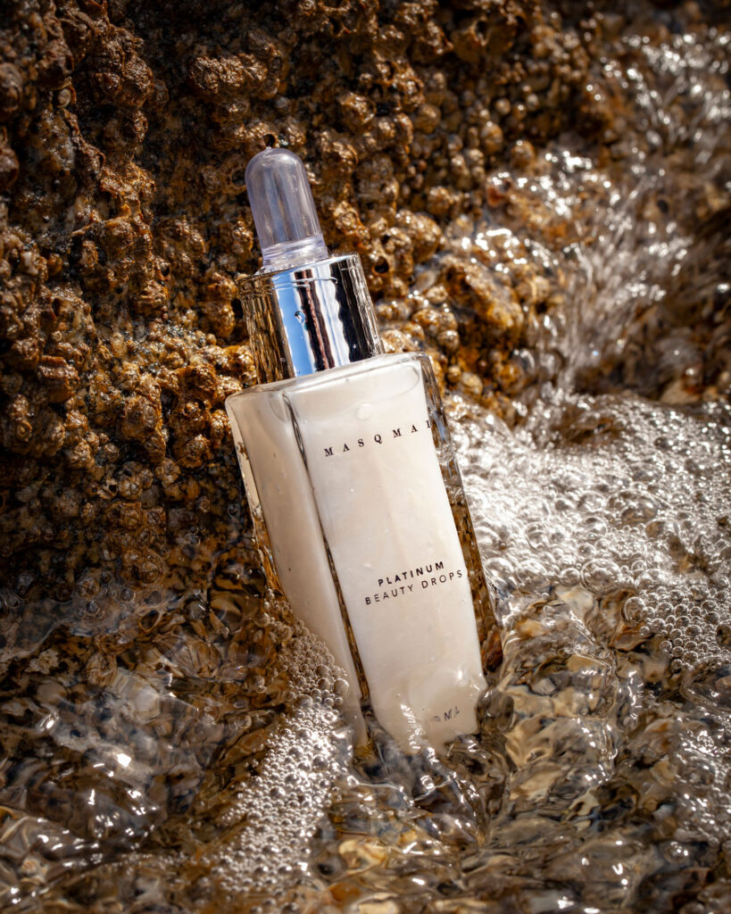 Fotografía de producto cosmética Masqmai por NUA Estudio