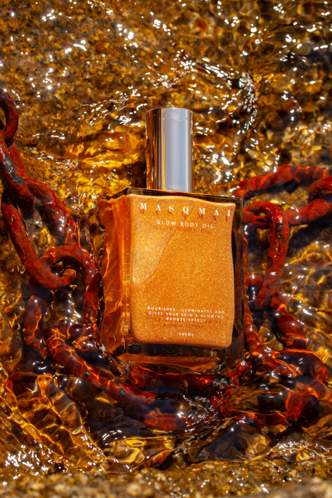 Fotografía de producto cosmética Masqmai por NUA Estudio