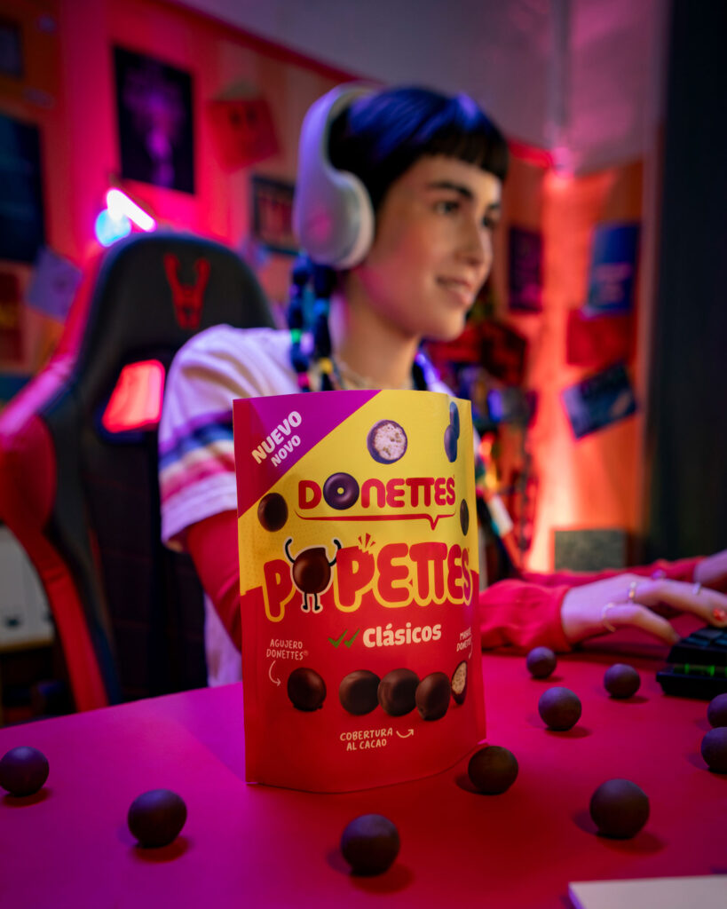 Fotografía publicitaria de producto Donettes Popettes