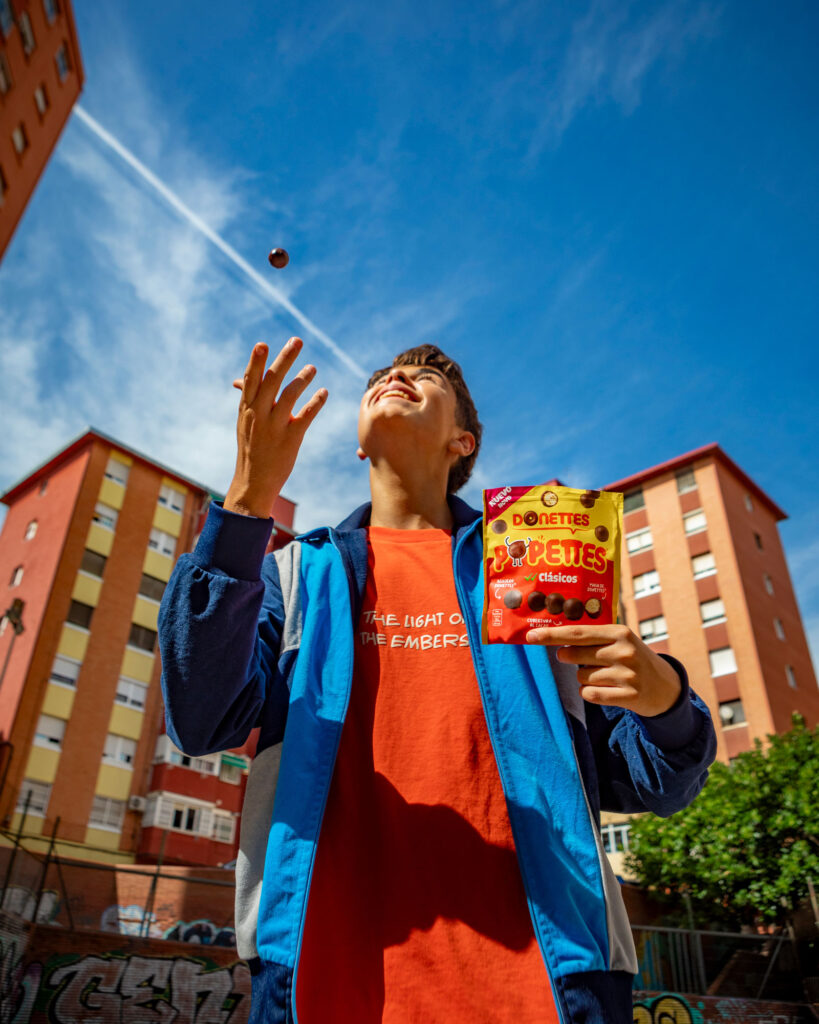 Fotografía publicitaria de producto Donettes Popettes