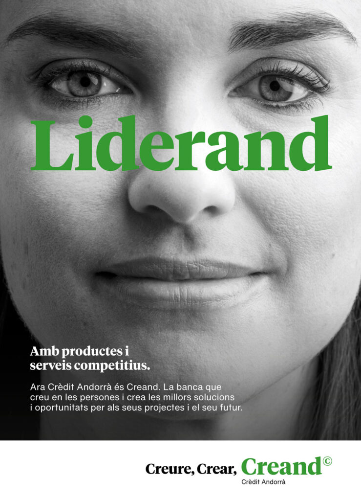 Retrato realizado para campaña de Creand Credit Andorrà