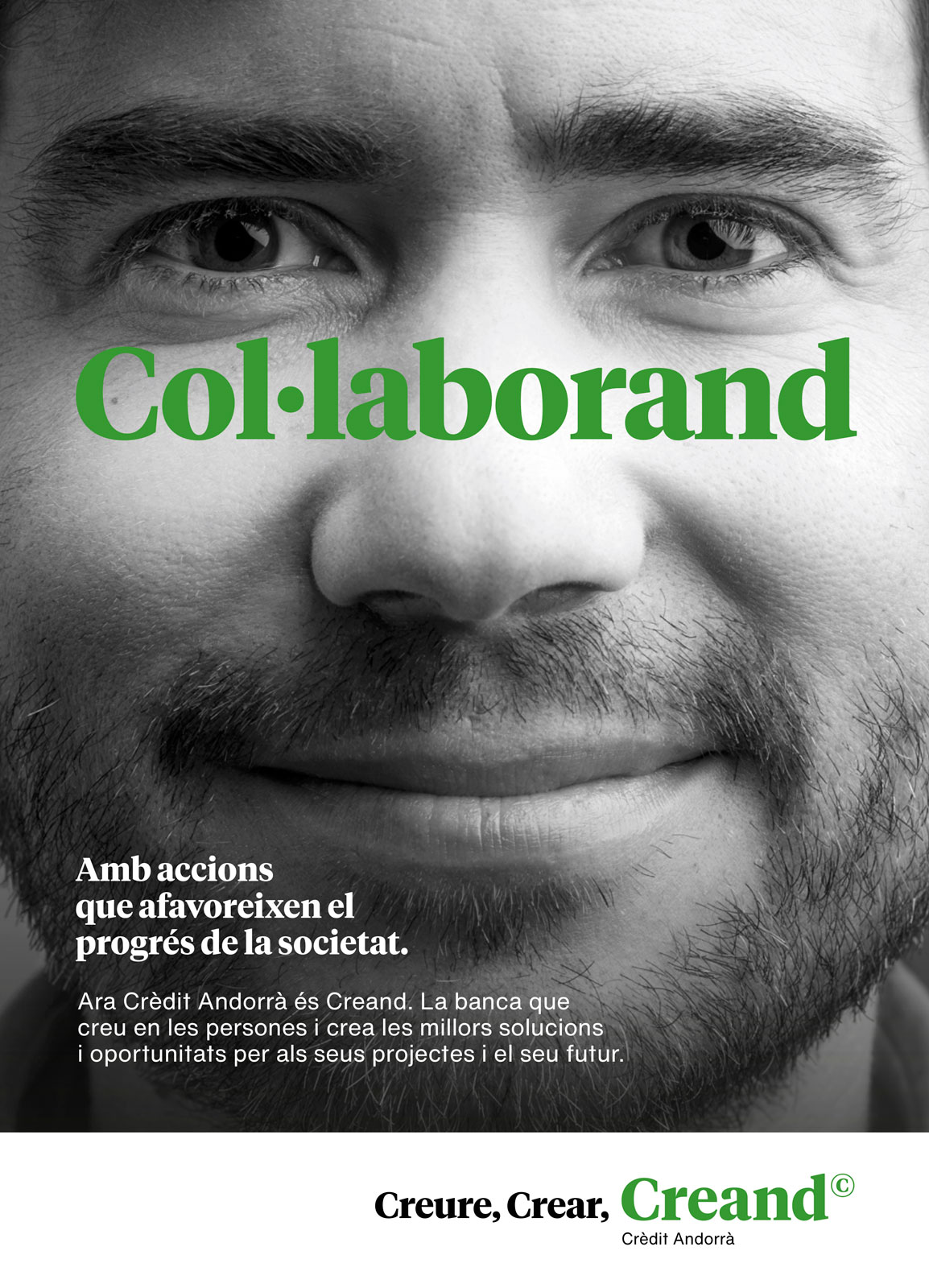 Retrato realizado para campaña de Creand Credit Andorrà