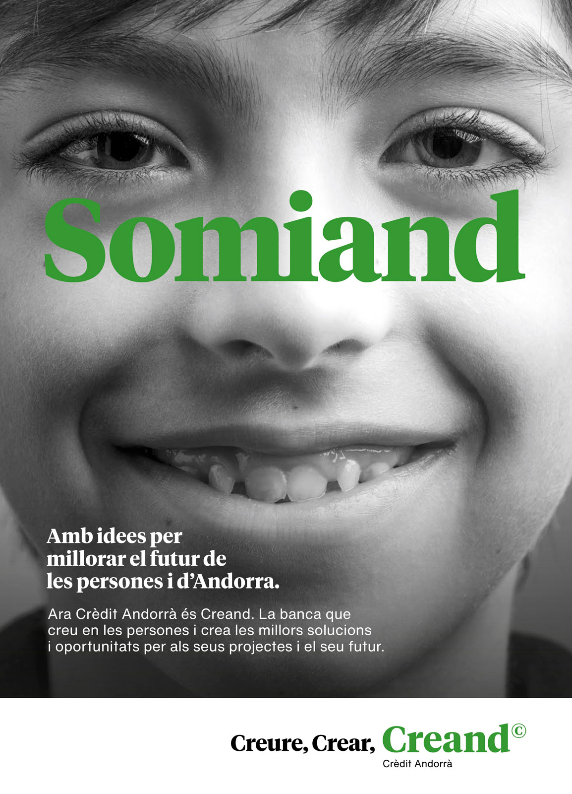 Retrato realizado para campaña de Creand Credit Andorrà