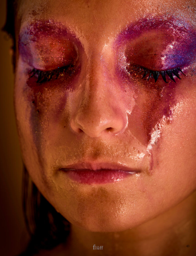 Fotografía de retrato beauty editorial Fluff realizada en Barcelona por NUA Estudio