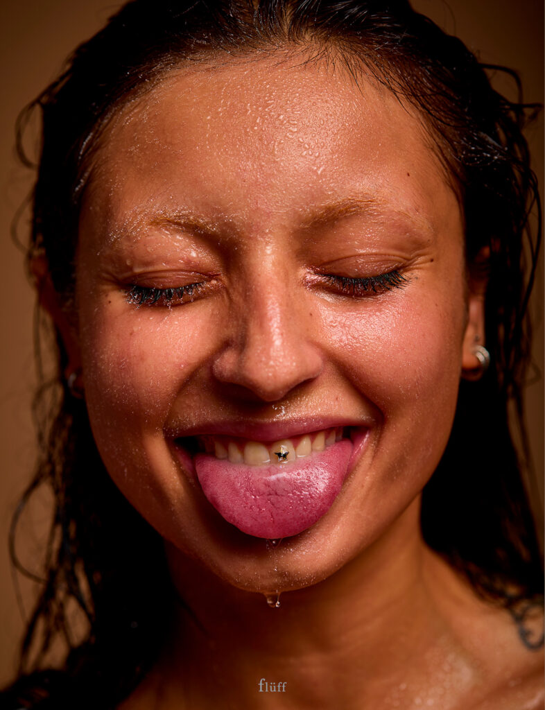 Fotografía de retrato beauty editorial Fluff realizada en Barcelona por NUA Estudio