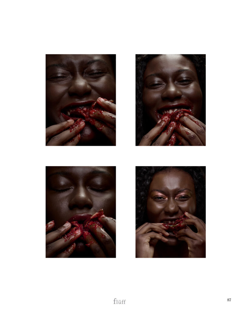 Fotografía de retrato beauty editorial Fluff realizada en Barcelona por NUA Estudio