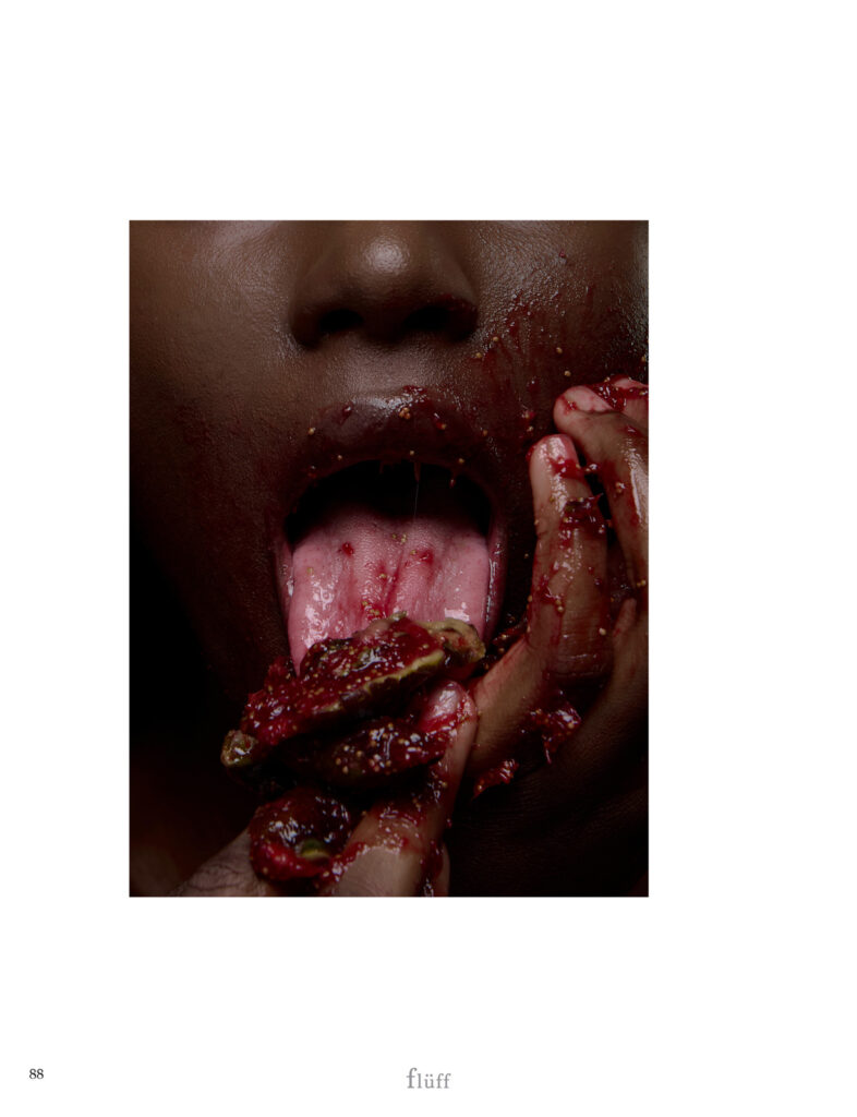 Fotografía de retrato beauty editorial Fluff realizada en Barcelona por NUA Estudio