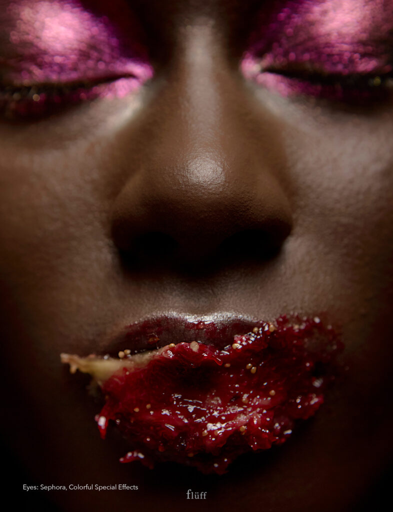 Fotografía de retrato beauty editorial Fluff realizada en Barcelona por NUA Estudio