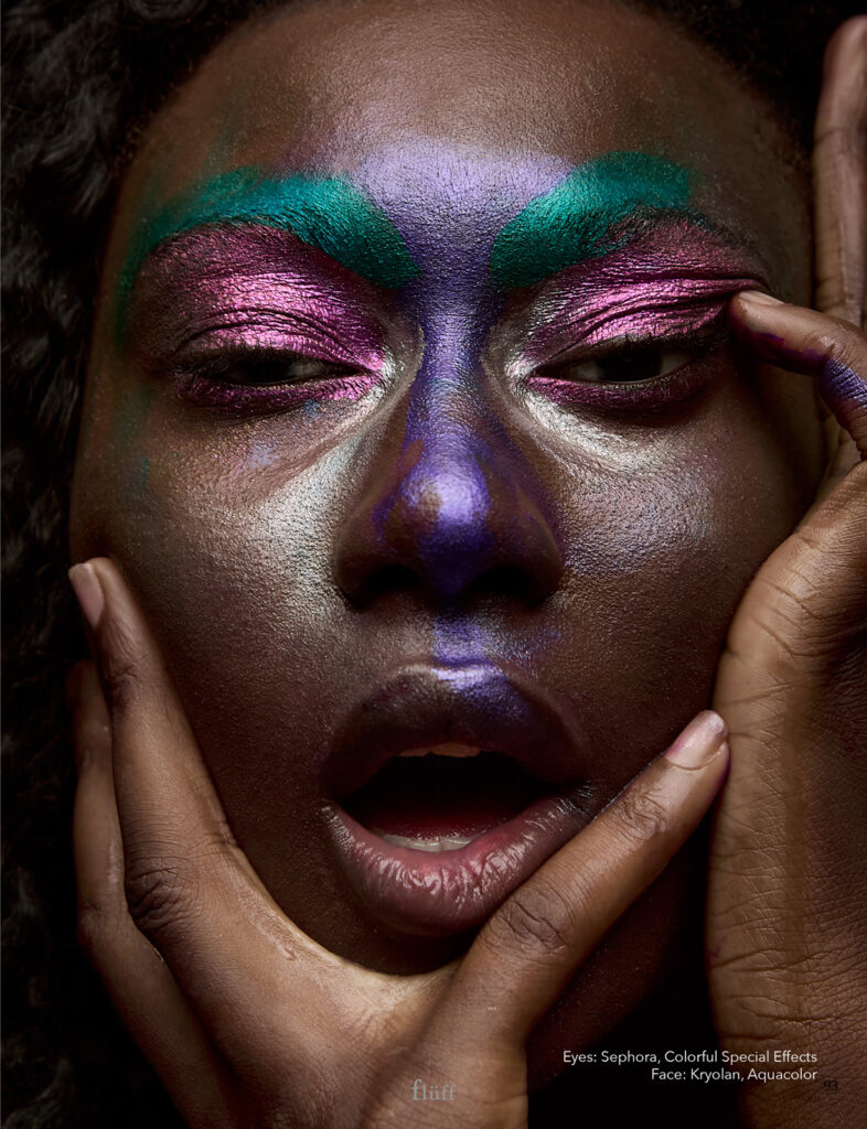 Fotografía de retrato beauty editorial Fluff realizada en Barcelona por NUA Estudio